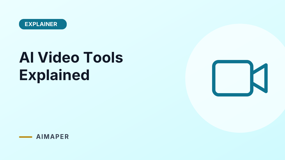 AI Video Tools Explained: Text-to-Video, Avatars and AI Editing cover