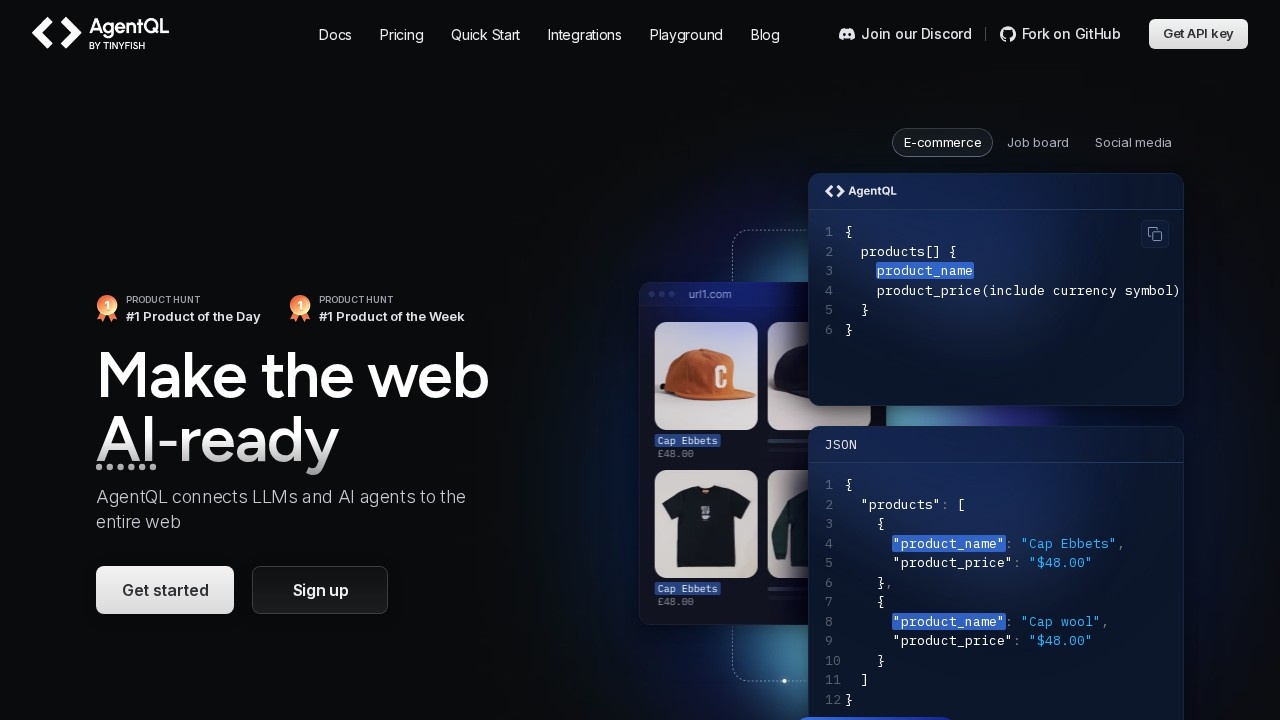 Agentql screenshot