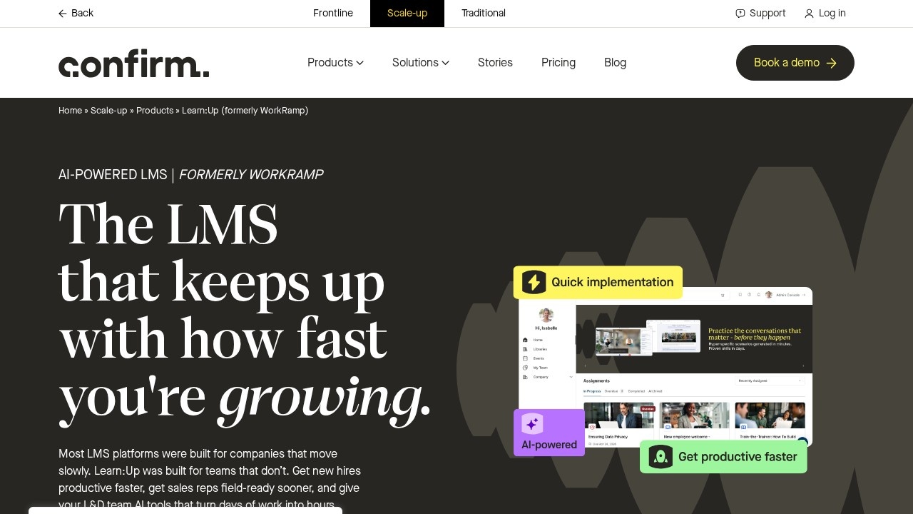 Workramp Lms screenshot