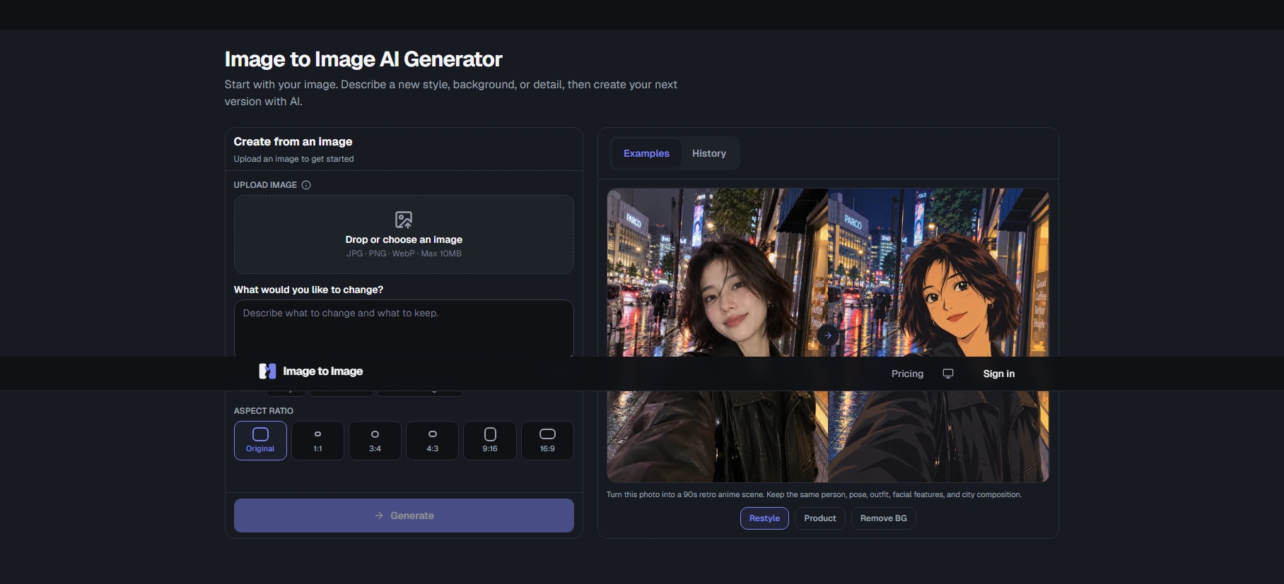 Image to Image screenshot