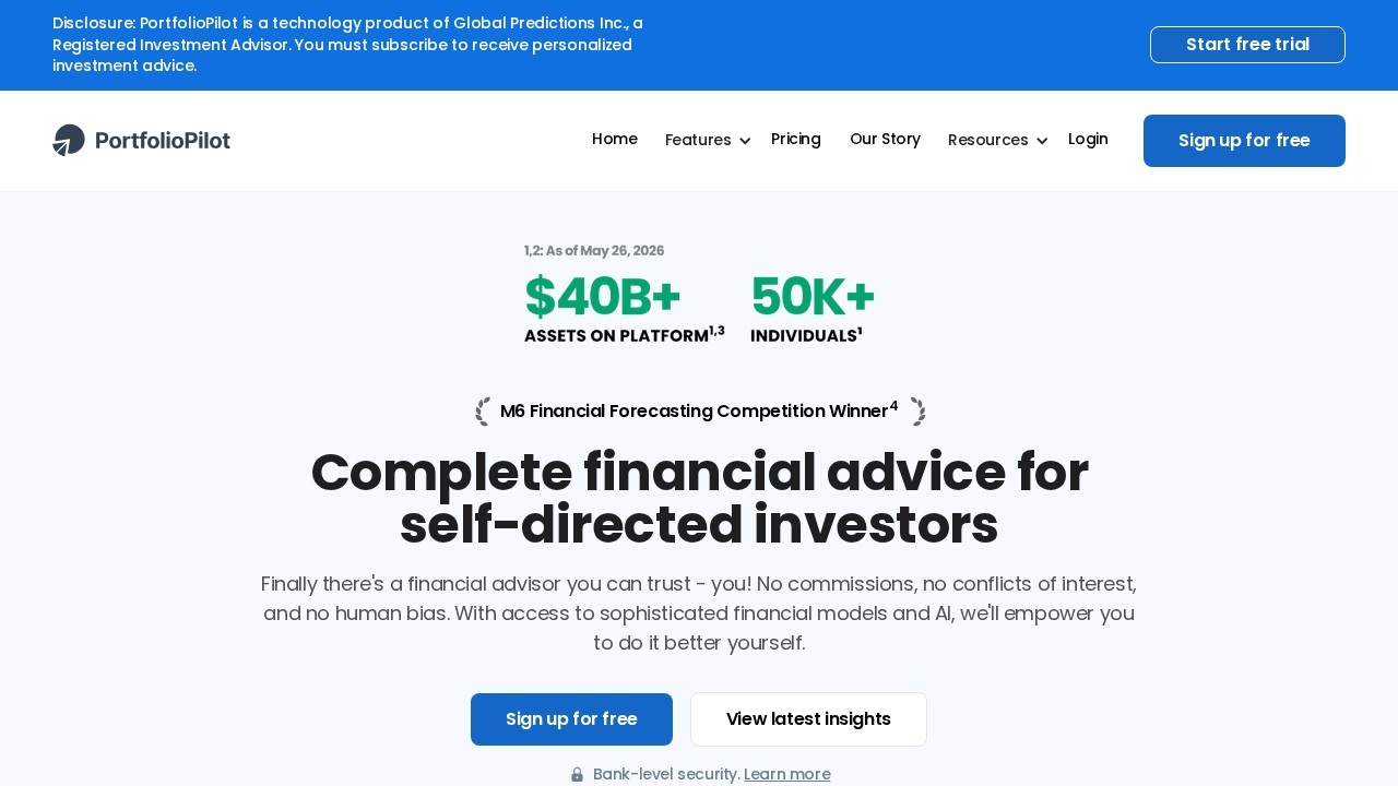 Portfoliopilot screenshot