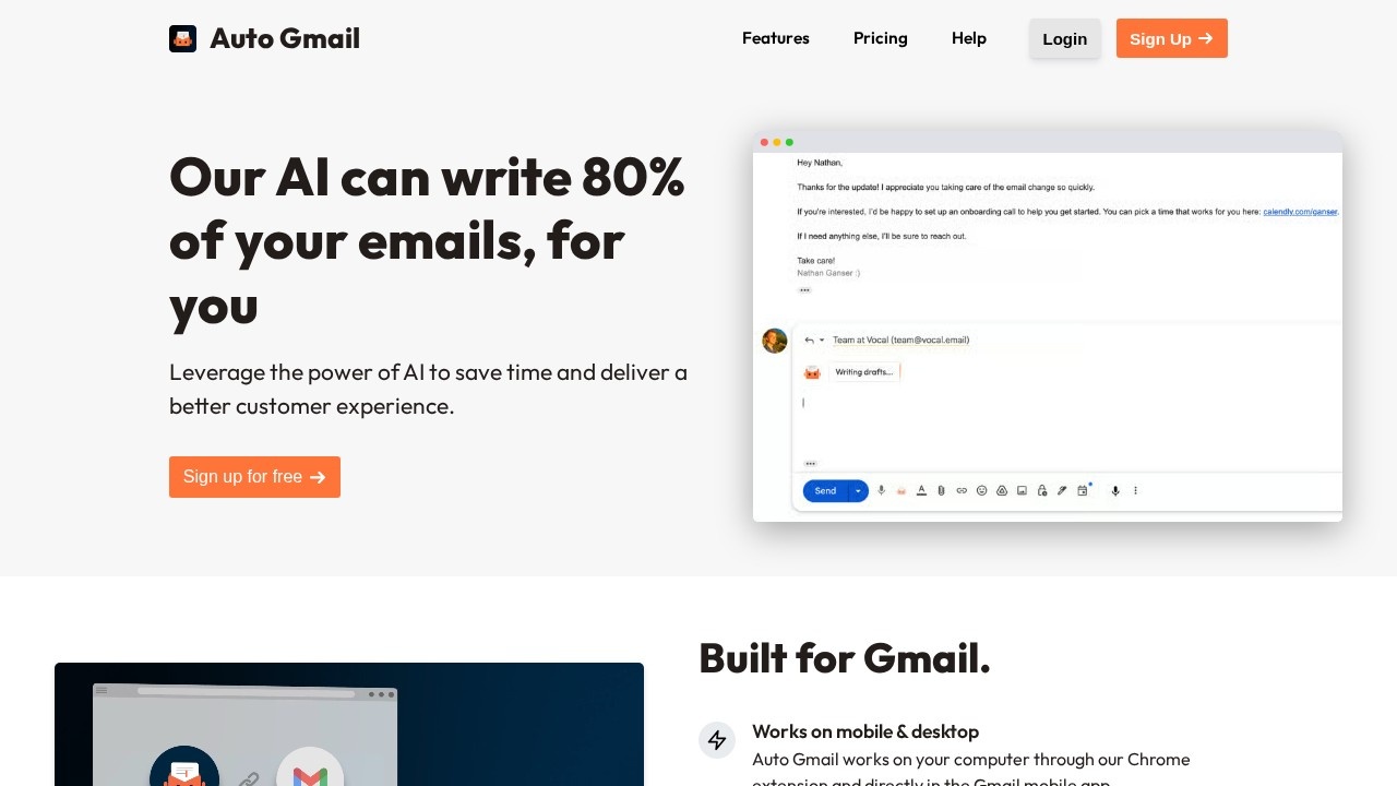 Auto Gmail Chatgpt For Email screenshot