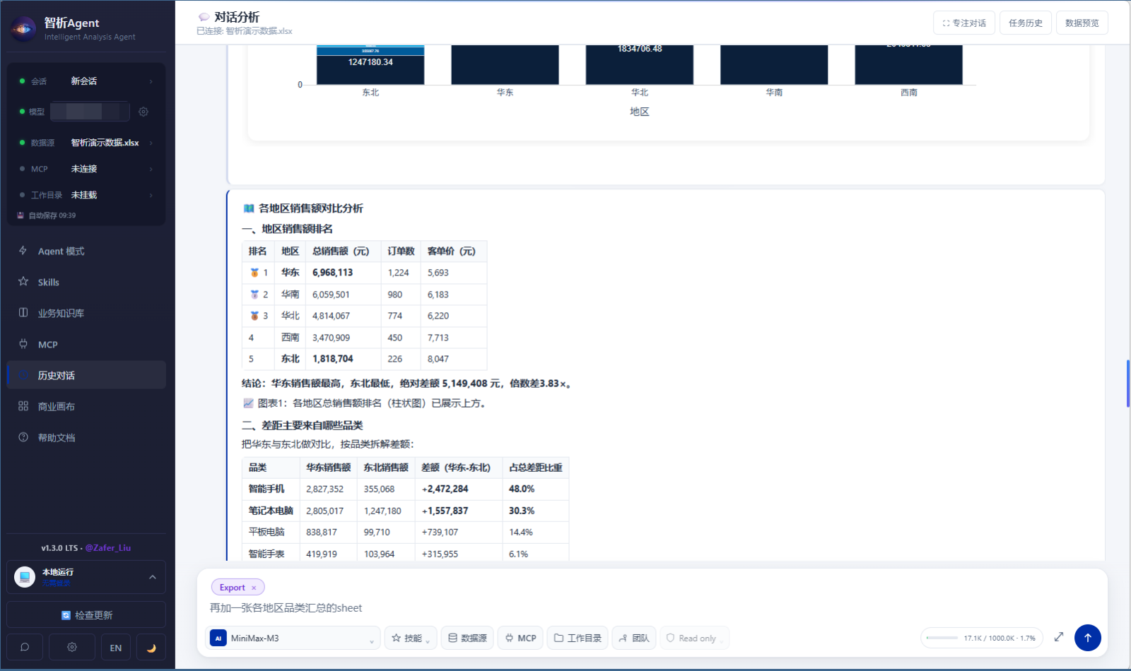 Data-Analysis-Agent screenshot