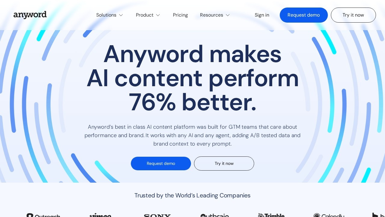 Anyword screenshot