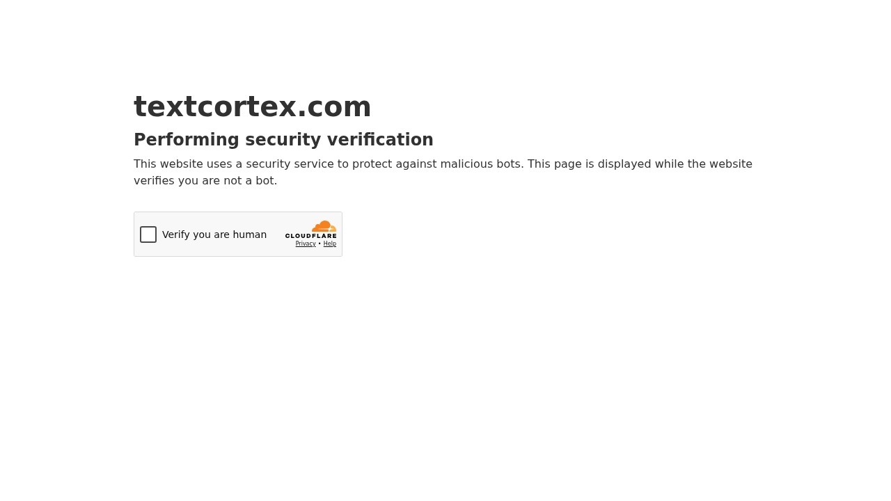 Textcortex AI screenshot