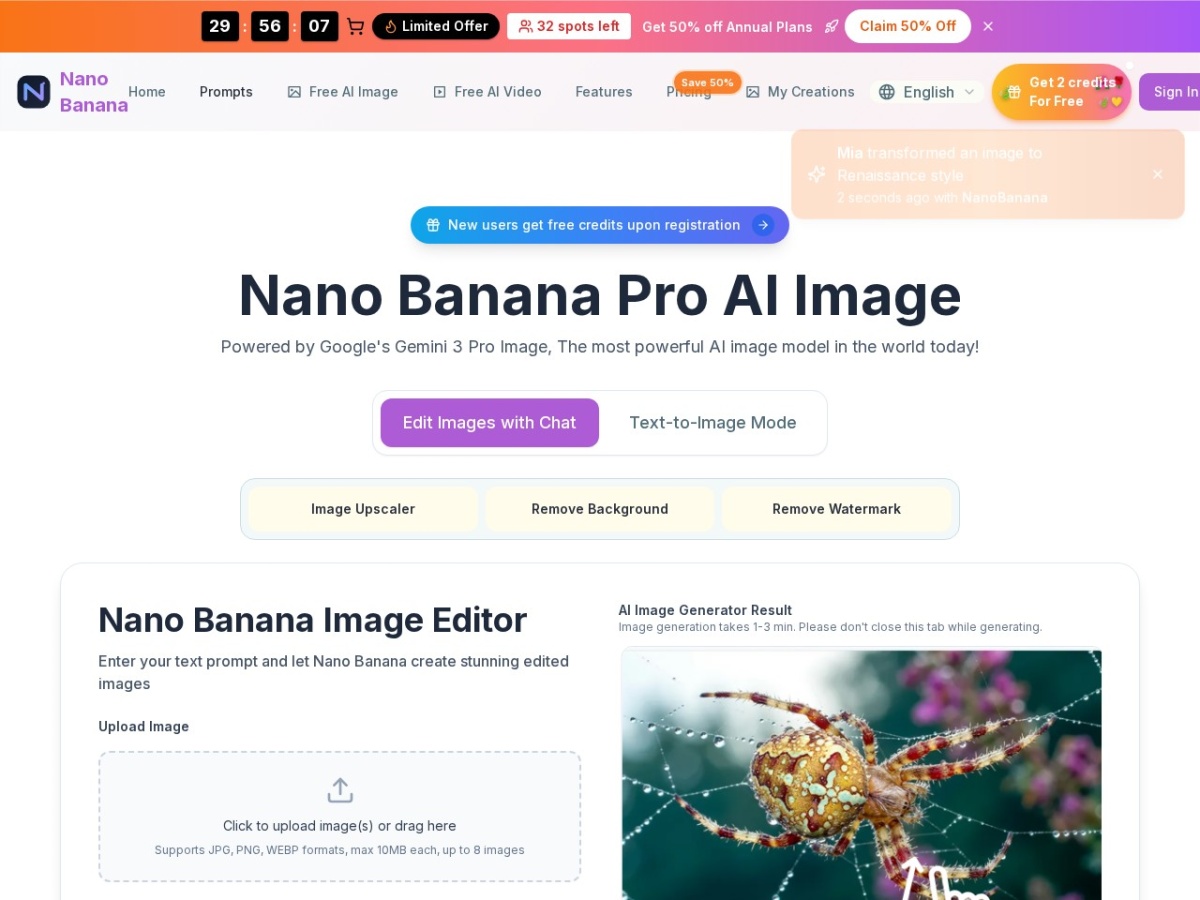 Nano Banana screenshot