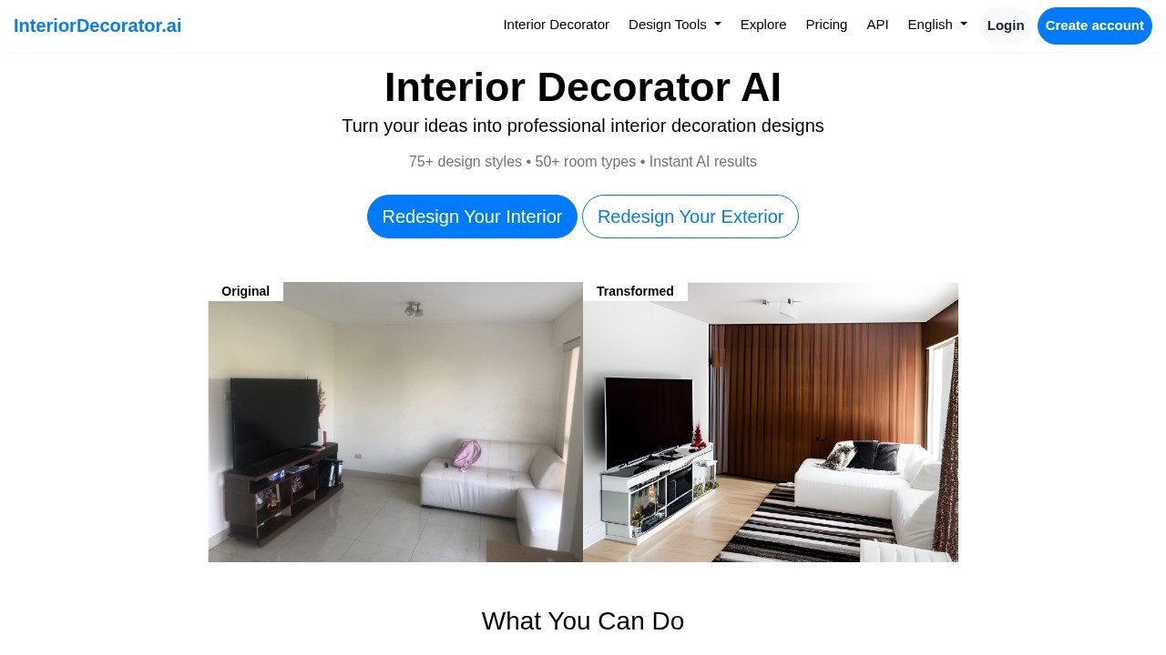 Interior Decorator AI screenshot