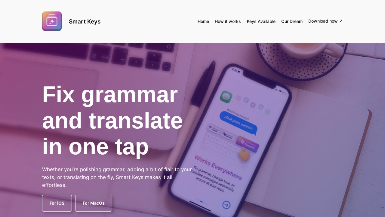 Smart Keys For Ios screenshot
