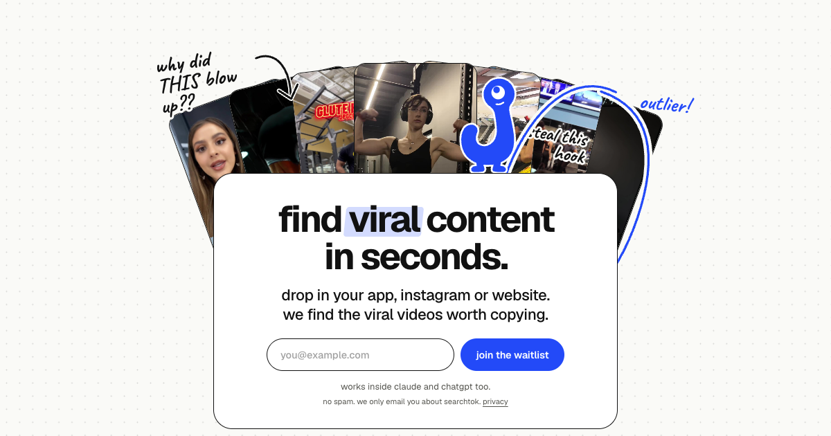 Searchtok screenshot
