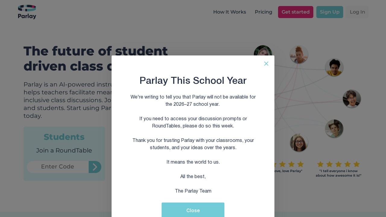 Parlayideas Com screenshot