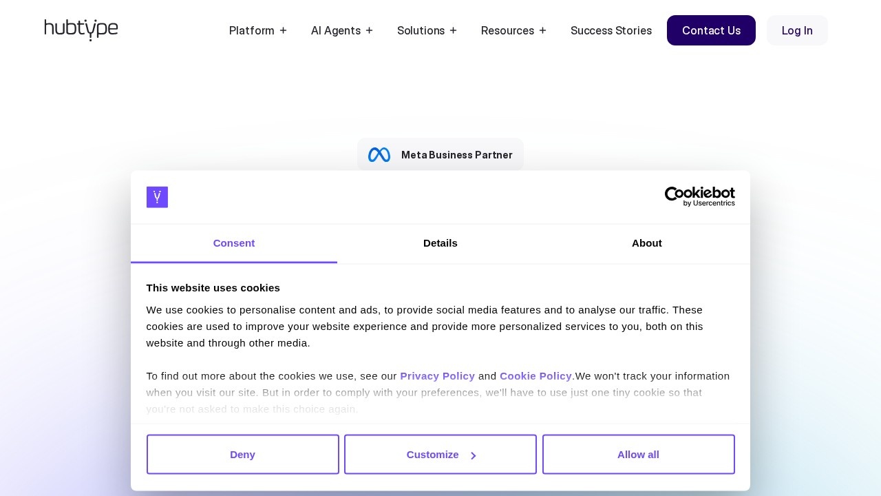 Hubtype screenshot
