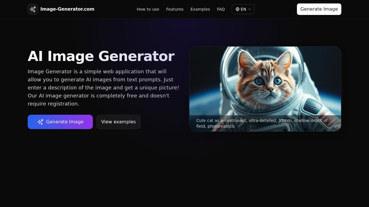 Image Generator Com screenshot
